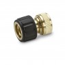 BRASS HOSE CONNECTOR, 1/2