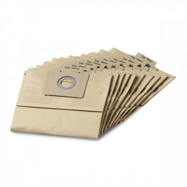 Paper filter bags, 10 x , T 12/1